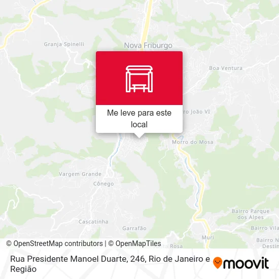 Rua Presidente Manoel Duarte, 246 mapa