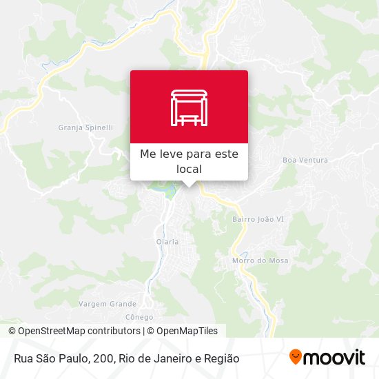 Rua São Paulo, 200 mapa