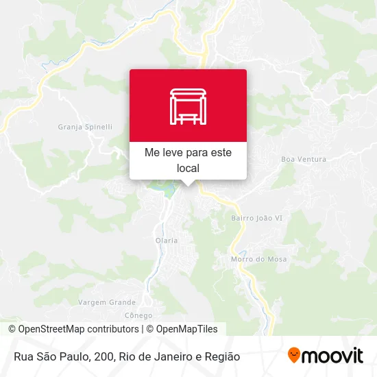 Rua São Paulo, 200 mapa