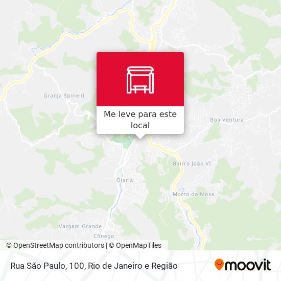 Rua São Paulo, 100 mapa