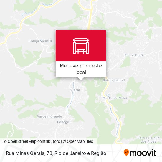 Rua Minas Gerais, 73 mapa