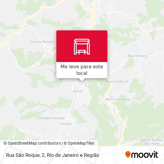 Rua São Roque, 2 mapa