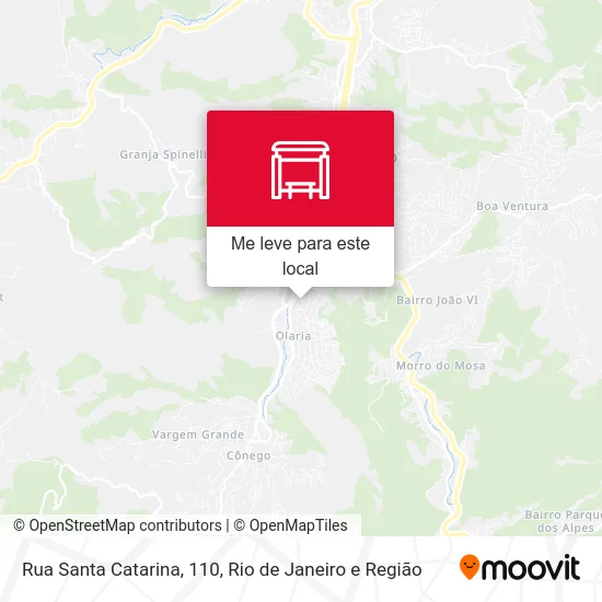Rua Santa Catarina, 110 mapa