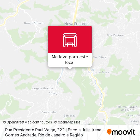 Rua Presidente Raul Veiga, 222 | Escola Julia Irene Gomes Andrade mapa