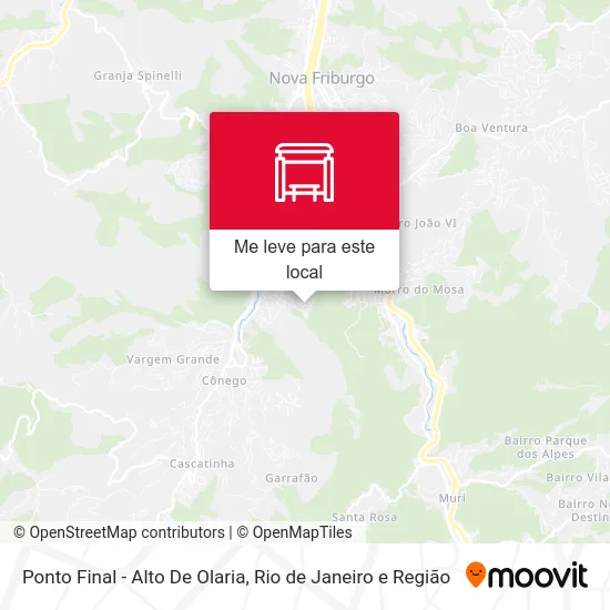 Ponto Final - Alto De Olaria mapa