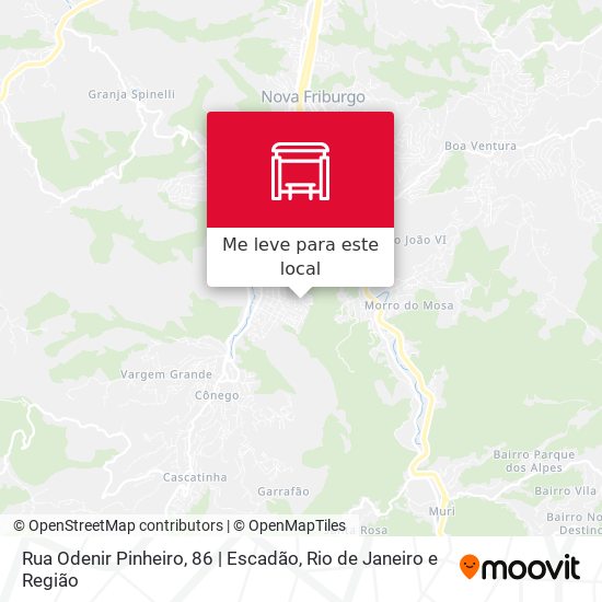 Rua Odenir Pinheiro, 86 | Escadão mapa