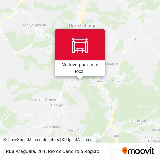 Rua Araguaia, 201 mapa
