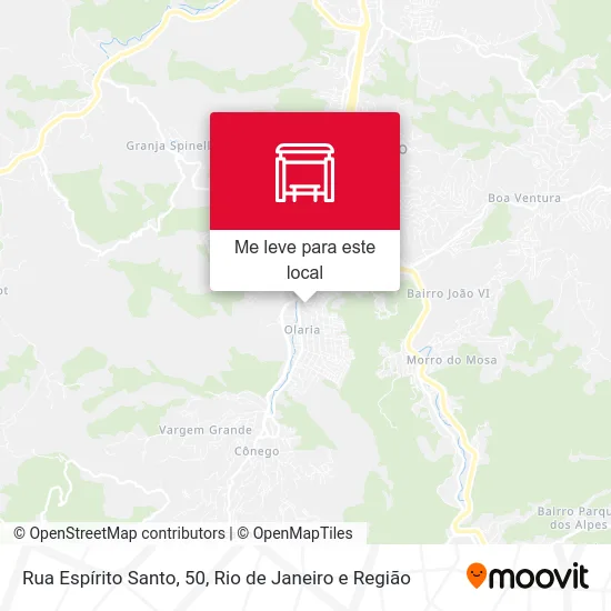 Rua Espírito Santo, 50 mapa