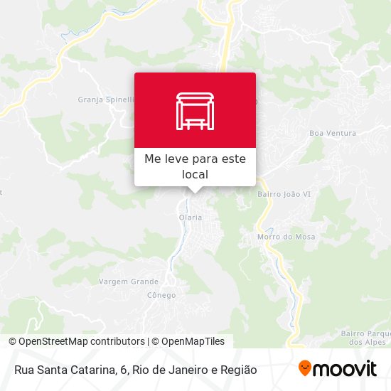 Rua Santa Catarina, 6 mapa