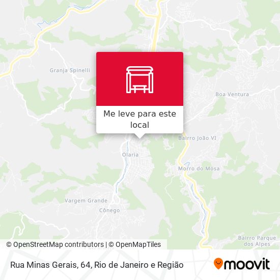 Rua Minas Gerais, 64 mapa