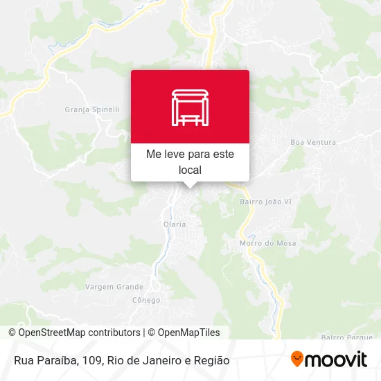 Rua Paraíba, 109 mapa