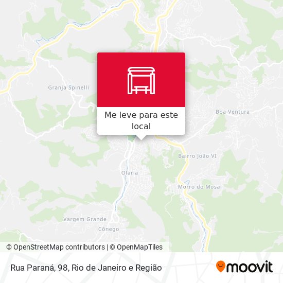 Rua Paraná, 98 mapa