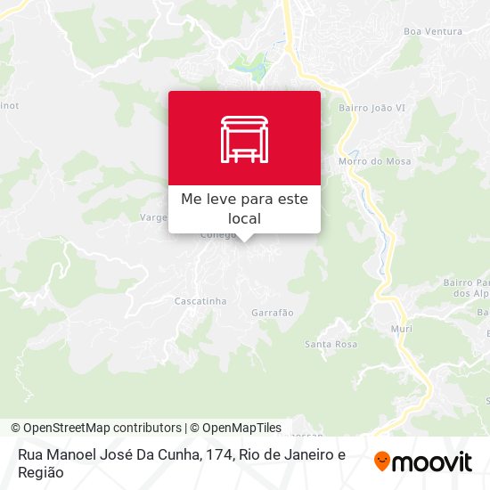 Rua Manoel José Da Cunha, 174 mapa