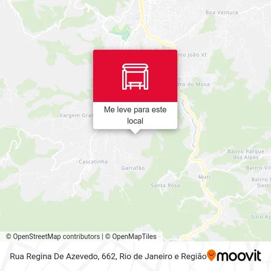 Rua Regina De Azevedo, 662 mapa