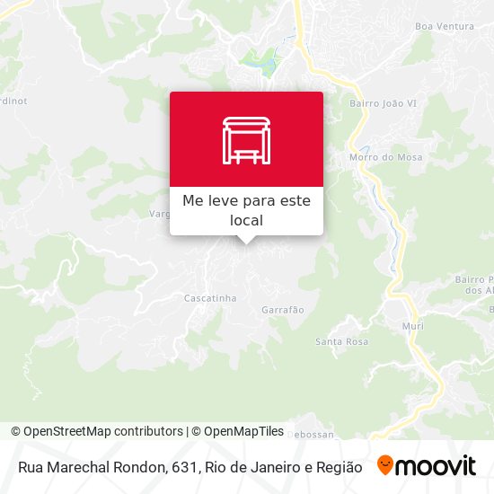 Rua Marechal Rondon, 631 mapa
