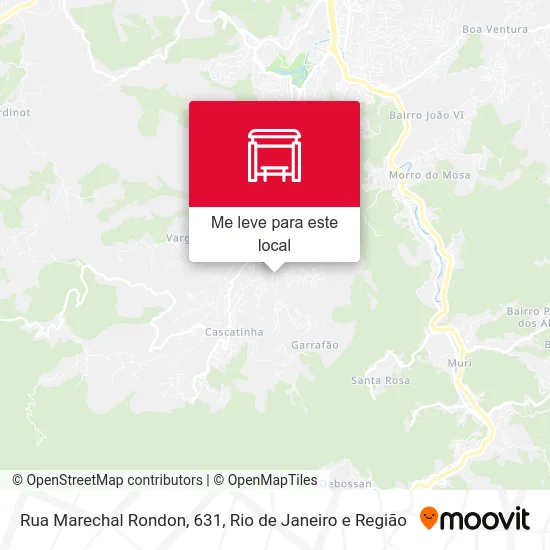 Rua Marechal Rondon, 631 mapa