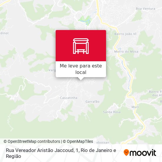 Rua Vereador Aristão Jaccoud, 1 mapa