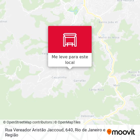 Rua Vereador Aristão Jaccoud, 640 mapa