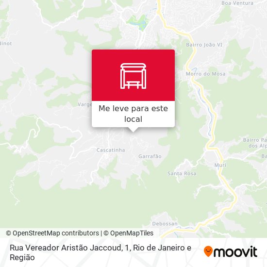 Rua Vereador Aristão Jaccoud, 1 mapa