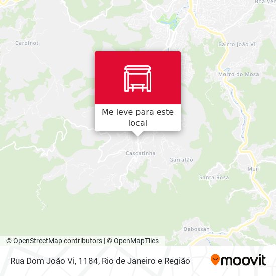 Rua Dom João Vi, 1184 mapa