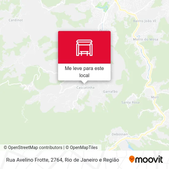 Rua Avelino Frotte, 2764 mapa