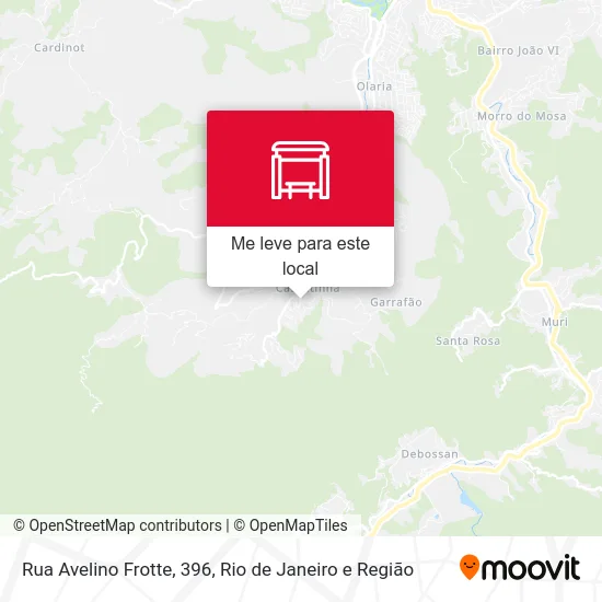 Rua Avelino Frotte, 396 mapa