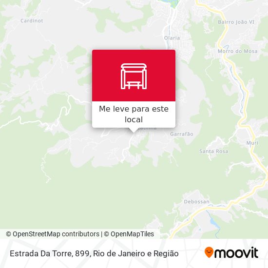 Estrada Da Torre, 899 mapa