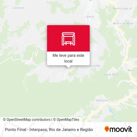 Ponto Final - Interpass mapa