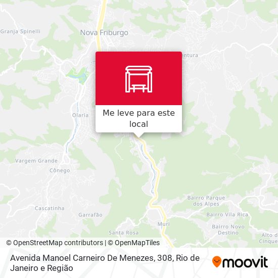 Avenida Manoel Carneiro De Menezes, 308 mapa