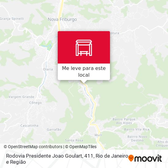 Rodovia Presidente Joao Goulart, 411 mapa