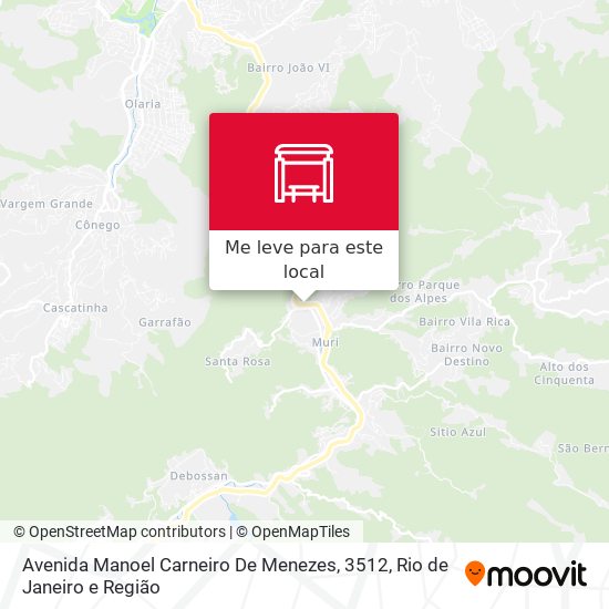 Avenida Manoel Carneiro De Menezes, 3512 mapa