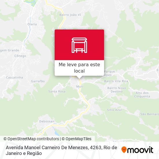 Avenida Manoel Carneiro De Menezes, 4263 mapa