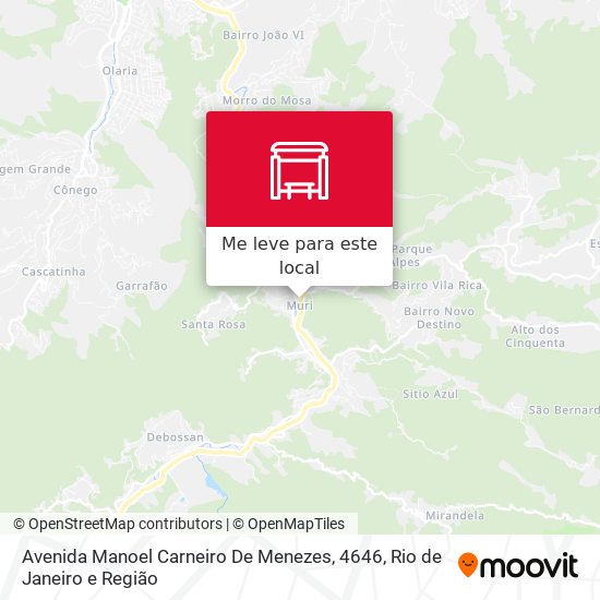 Avenida Manoel Carneiro De Menezes, 4646 mapa