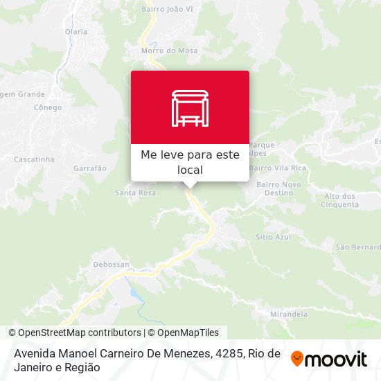 Avenida Manoel Carneiro De Menezes, 4285 mapa
