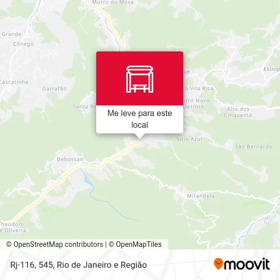 Rj-116, 545 mapa