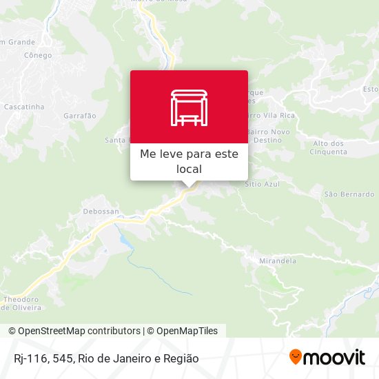 Rj-116, 545 mapa