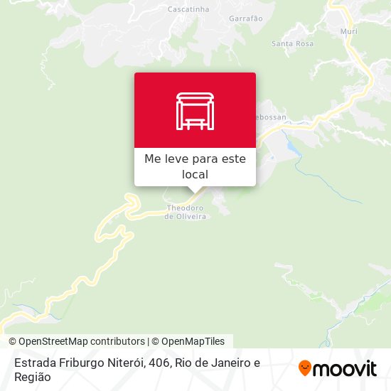 Estrada Friburgo Niterói, 406 mapa