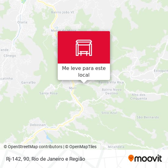 Rj-142, 90 mapa