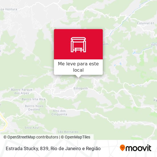 Estrada Stucky, 839 mapa