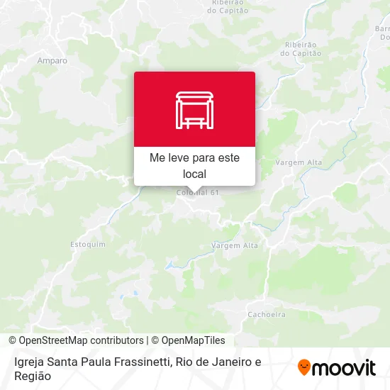 Igreja Santa Paula Frassinetti mapa