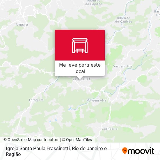 Igreja Santa Paula Frassinetti mapa