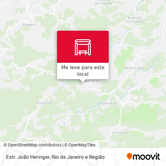 Estr. João Heringer mapa