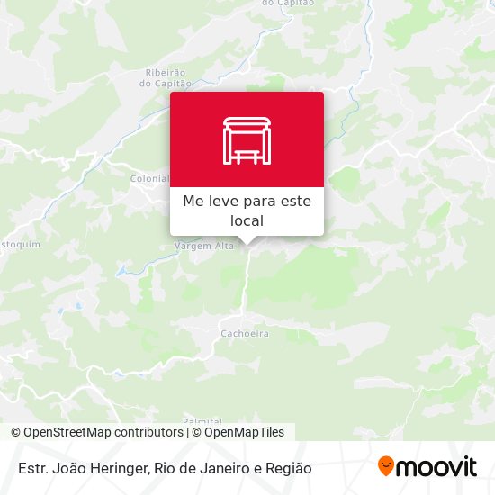 Estr. João Heringer mapa