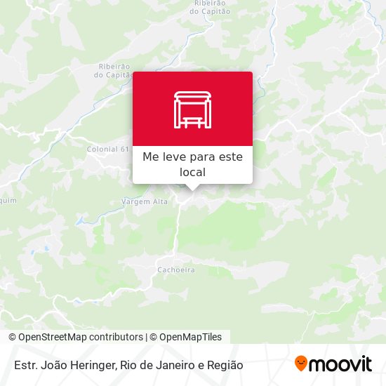 Estr. João Heringer mapa