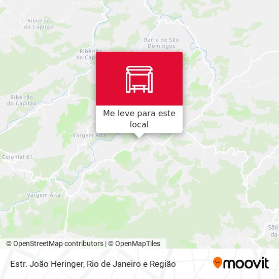 Estr. João Heringer mapa