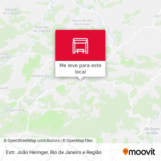 Estr. João Heringer mapa