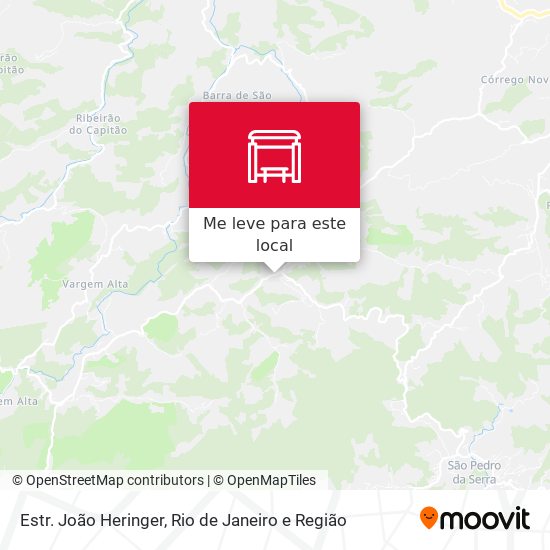 Estr. João Heringer mapa