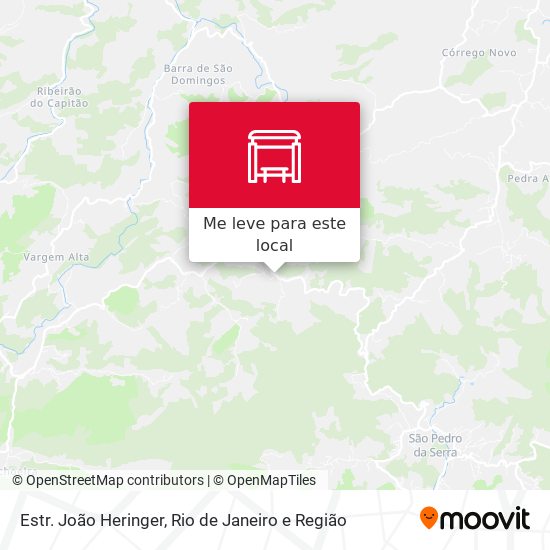 Estr. João Heringer mapa