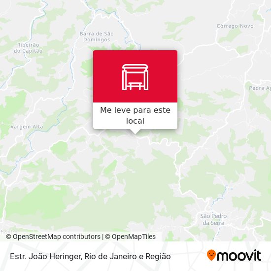 Estr. João Heringer mapa