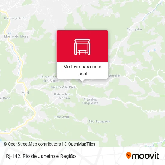 Rj-142 mapa